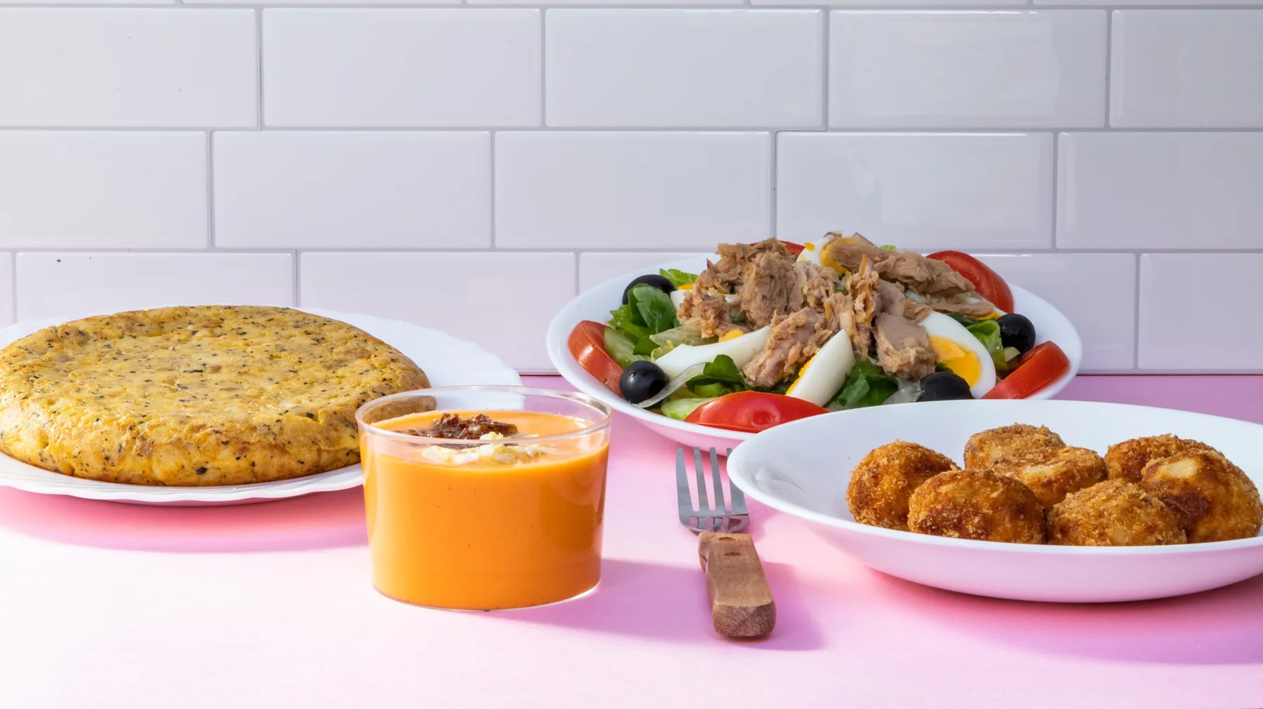 Selección de platos caseros de Mardome